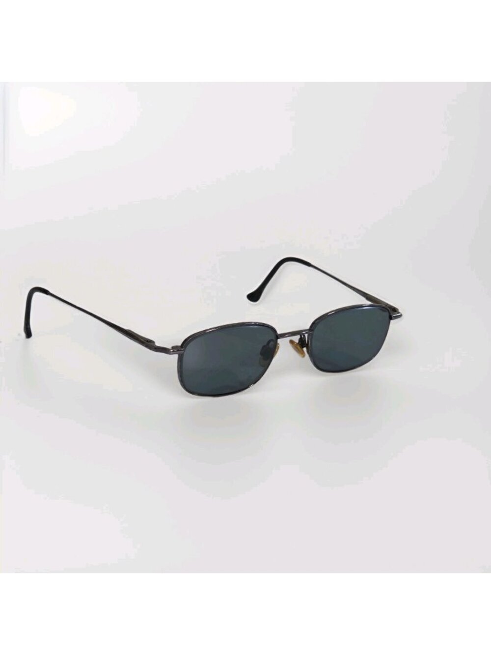 Vtg Woolrich 7704 Sunglasses Frame Only 48[]18-135 Graphite Metal Wire 90s Y2K